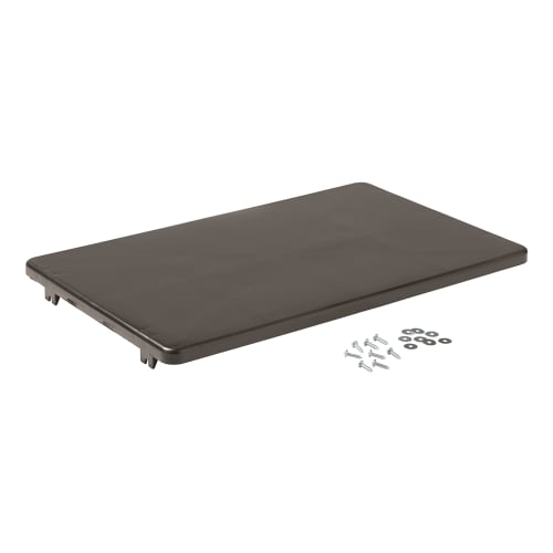 Rubbermaid Executive Adjustable Shelf Kit for Traditional Housekeeping Carts, Black